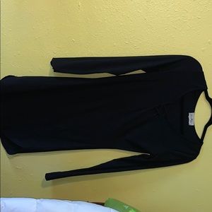 Black long sleeve dress